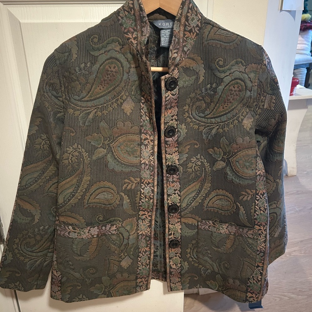 Koret Multicolor Paisley Jacket